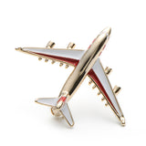Alloy Airplane Brooch