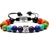 7 Chakra Tree Of Life Charm Bracelets