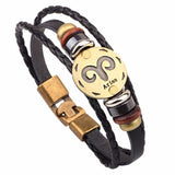 Horoscope Leather Bracelet