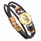 Horoscope Leather Bracelet