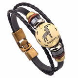 Horoscope Leather Bracelet