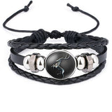 Game of Thrones Multiple Layers Badge Brown Retro Leather Bracelets