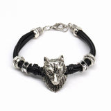 Classic Leather Rope Dragon Bracelet