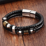 Genuine Leather Bracelet Double Layer