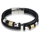 Genuine Leather Bracelet Double Layer