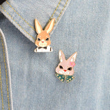Animal pin set Brooches