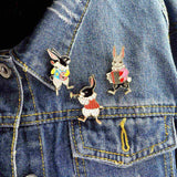 Animal pin set Brooches