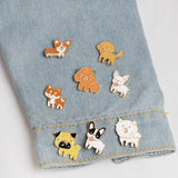 Animal pin set Brooches
