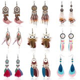 Tassel Dangle Long Earrings