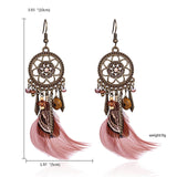 Tassel Dangle Long Earrings