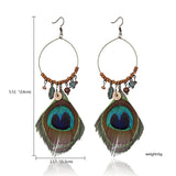 Tassel Dangle Long Earrings