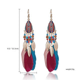 Tassel Dangle Long Earrings