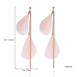 Tassel Dangle Long Earrings