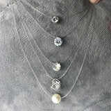 Transparent Fishing Line Necklace