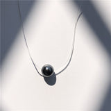 Transparent Fishing Line Necklace