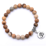 Natural Stone Strand Bracelet