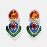 Best lady Fashion ZA Resin Drop Earring