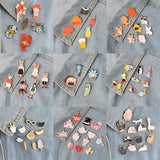 Miss Zoe 4pcs/set Cartoon animal Brooches