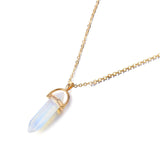 Hexagonal Column Quartz Necklaces