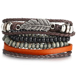 Multiple Layers Leather Bracelet