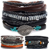 Multiple Layers Leather Bracelet