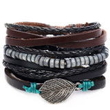Multiple Layers Leather Bracelet