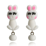 Cute 3D Cartoon Animals Stud Earrings