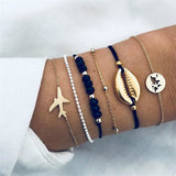 Bohemian Handmade Weave Heart Long Tassel Bracelet