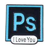 Photoshop Pins AI PS Enamel Pins Brooches