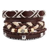 Leather Anchor Bracelets