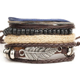 Leather Anchor Bracelets