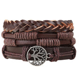 Leather Anchor Bracelets