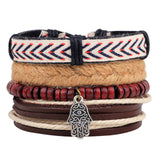 Leather Anchor Bracelets