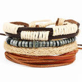 Leather Anchor Bracelets