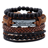 Leather Anchor Bracelets