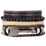 Leather Anchor Bracelets