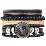Leather Anchor Bracelets