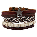 Leather Anchor Bracelets