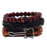 Leather Anchor Bracelets