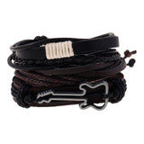 Leather Anchor Bracelets