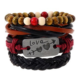 Leather Anchor Bracelets