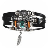 Multiple Layers Leather Bracelet
