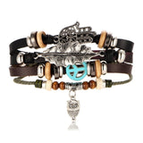 Multiple Layers Leather Bracelet