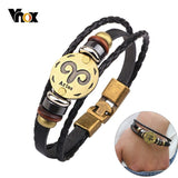 Horoscope Leather Bracelet