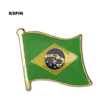 National Flag Metal Pin Badge Decorative Brooch
