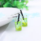 Fruit Juice Cup Drop Earrings