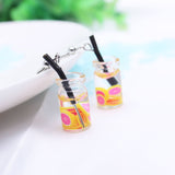 Fruit Juice Cup Drop Earrings