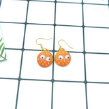 Cartoon hamburger French fries Earrings